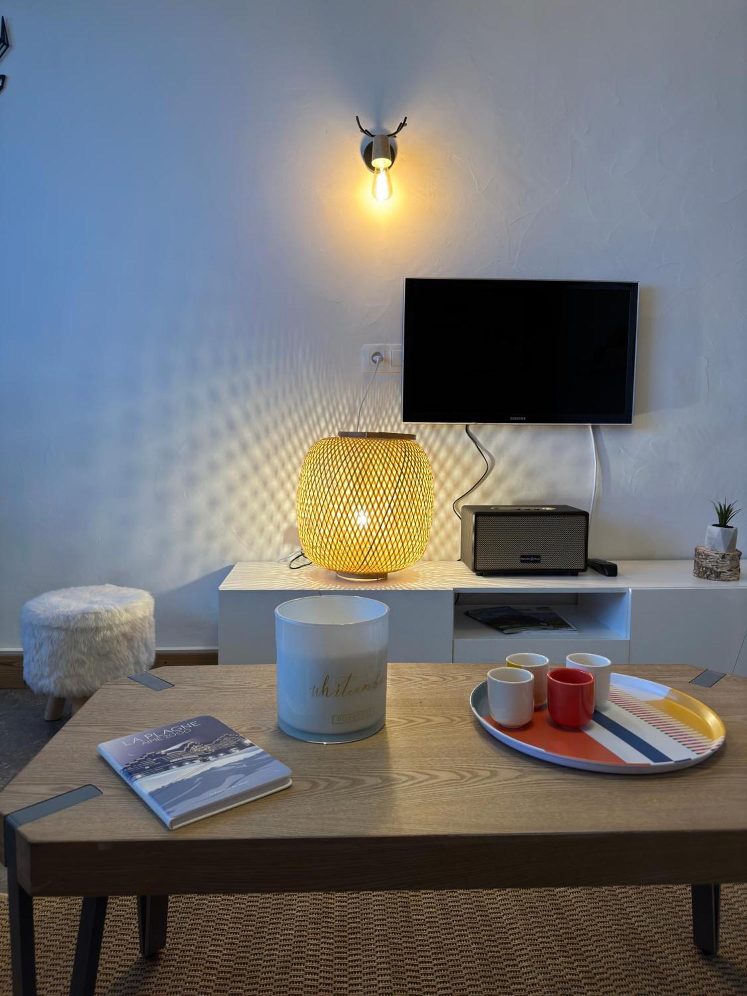 Paquebot Des Neiges - Appartement 4 Personnes - Vue Mont Blanc La Plagne Exteriör bild