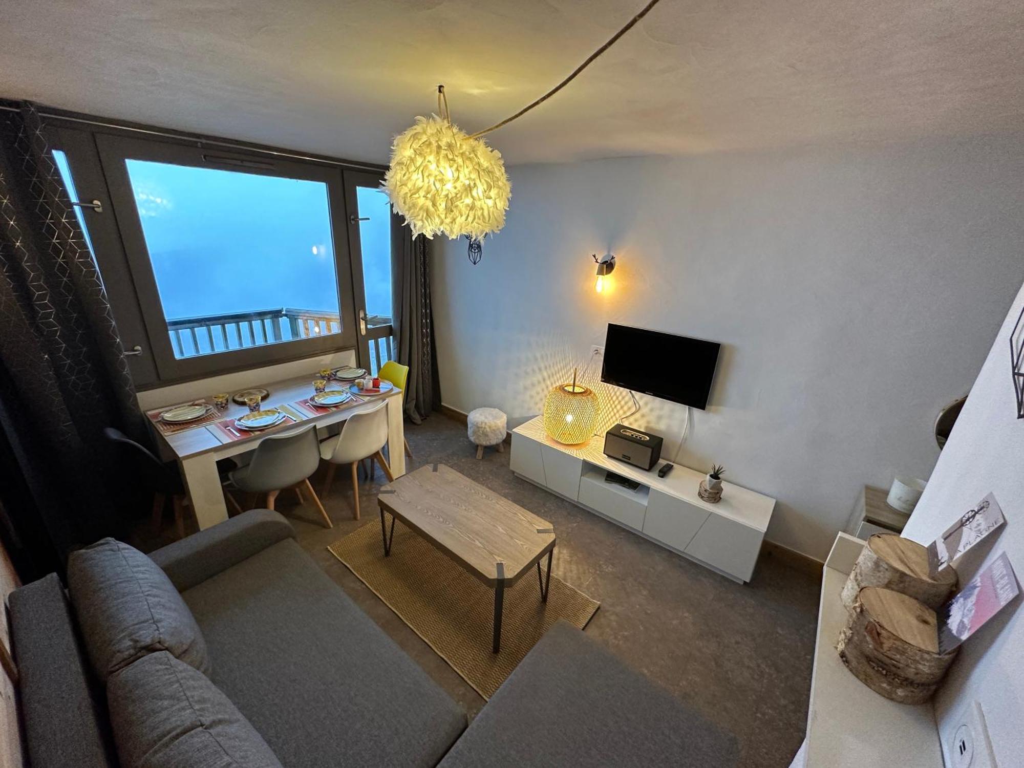 Paquebot Des Neiges - Appartement 4 Personnes - Vue Mont Blanc La Plagne Exteriör bild